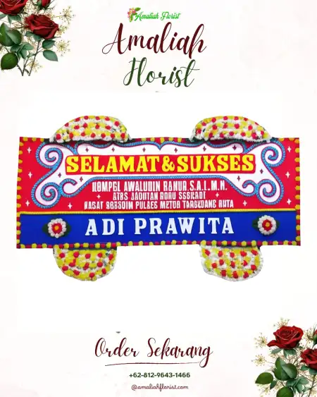 Papan Bunga Ucapan Selamat Kaduronyok
